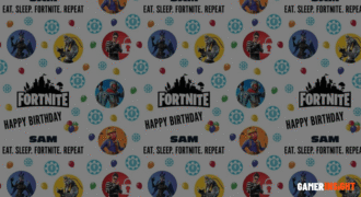 fortnite wrapping paper