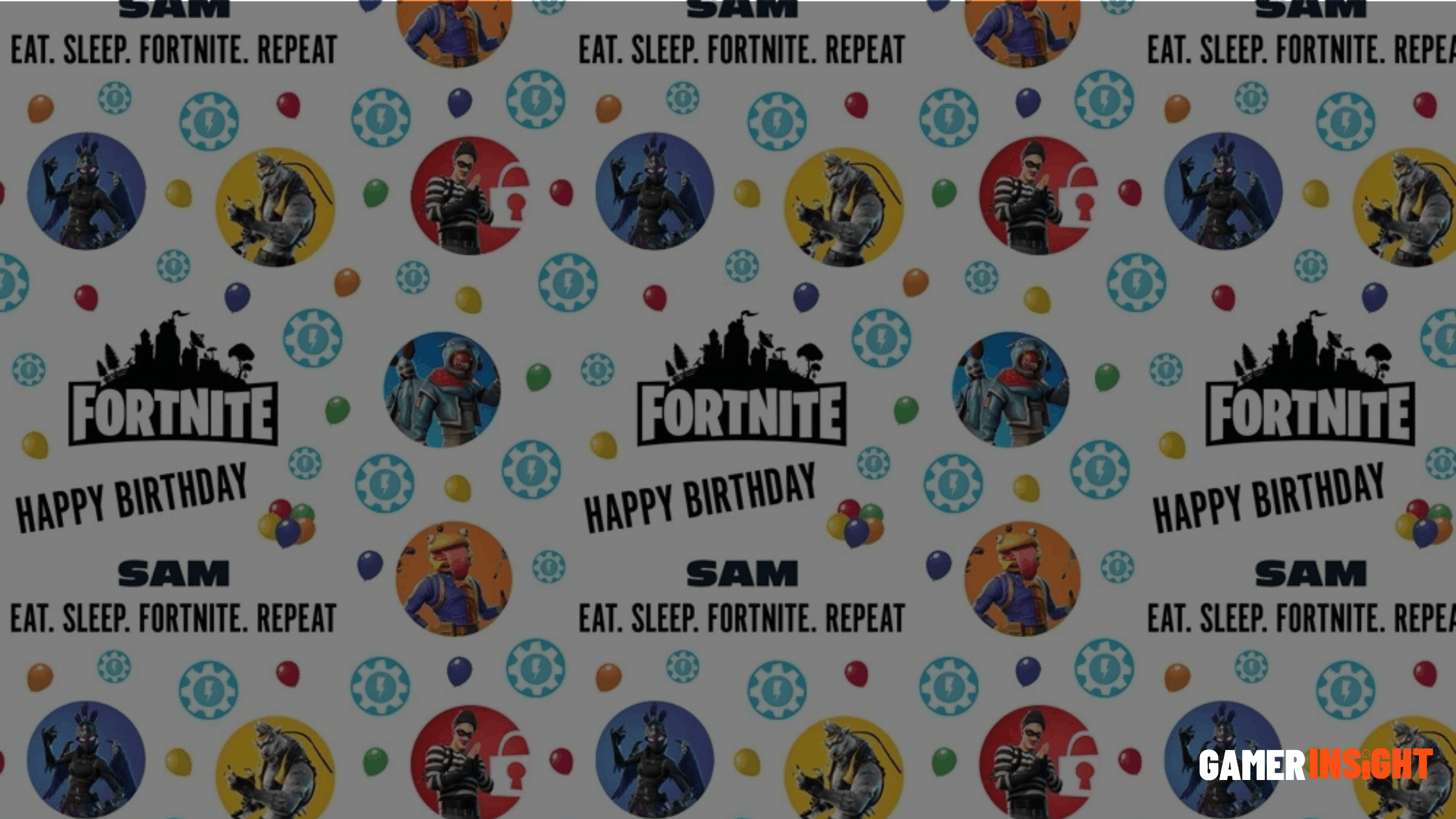 fortnite wrapping paper