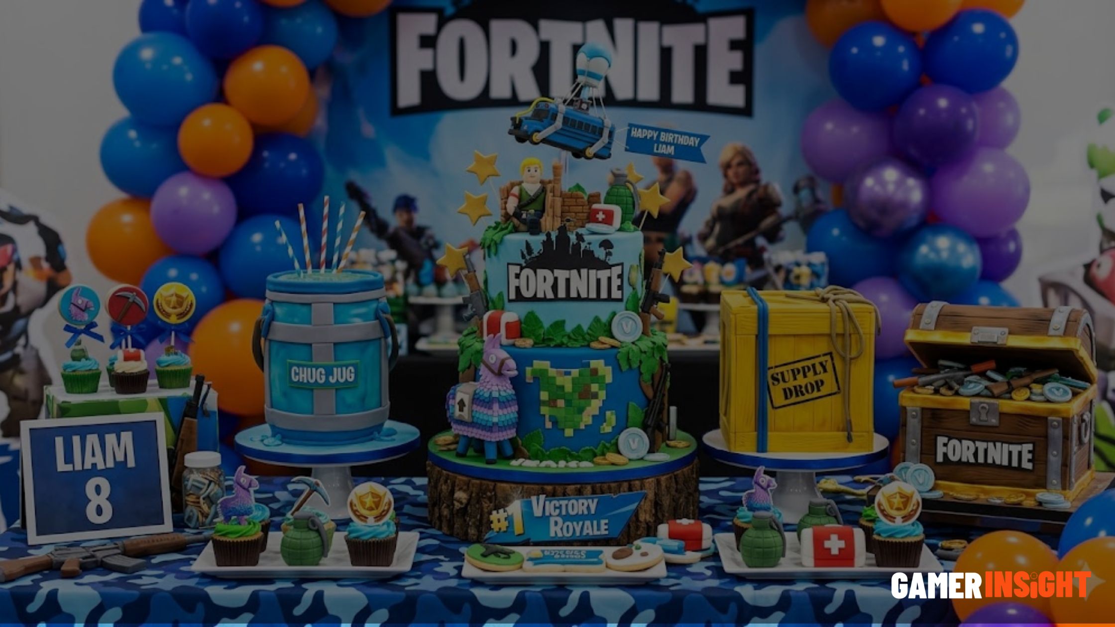 fortnite birthday cake,