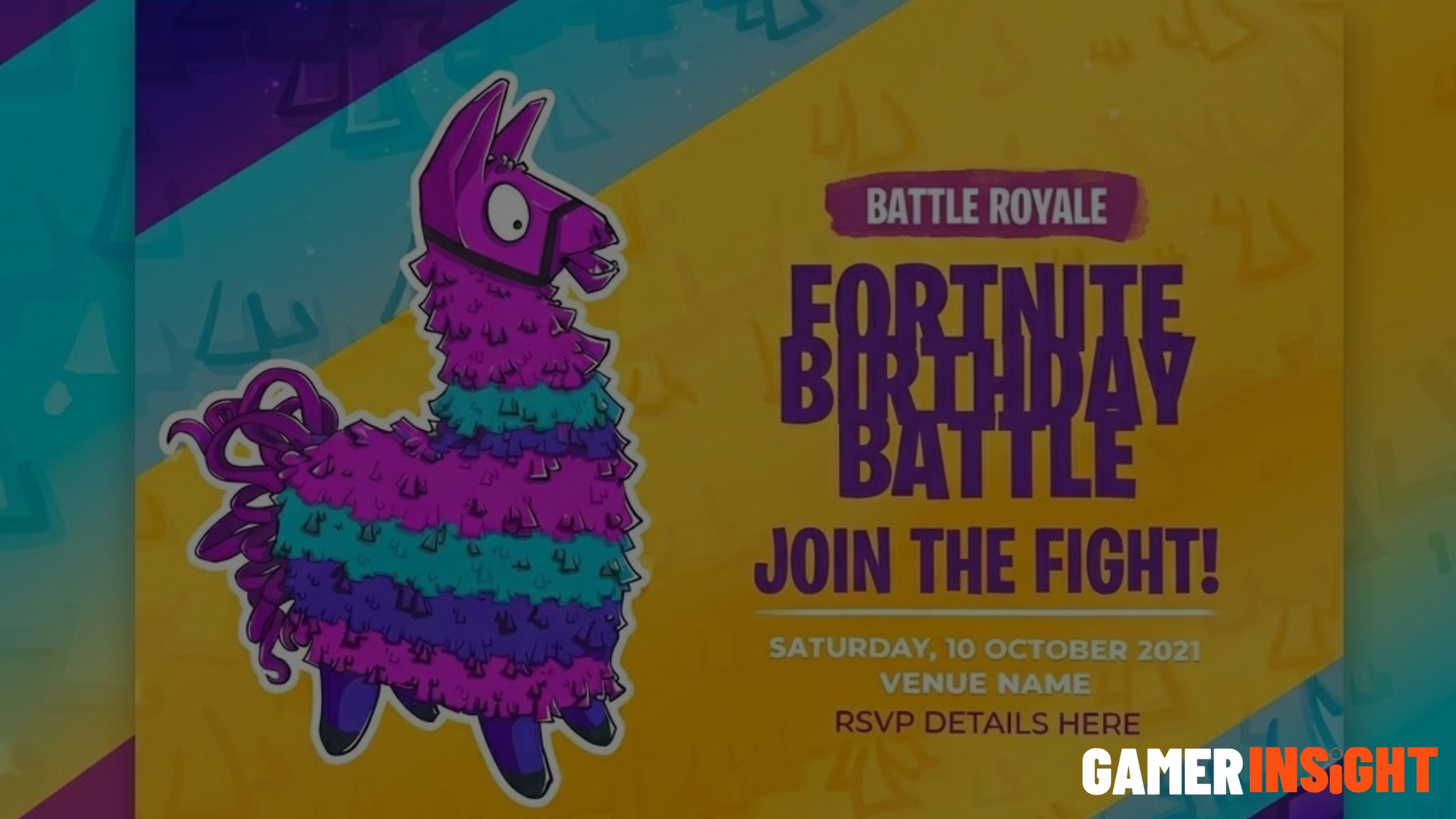 Fortnite Birthday Invitations,fortnite invitation template