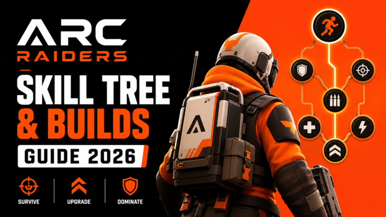 The ARC Raiders character progression menu showing the three main skill branches: Conditioning, Mobility, and Survival, with several nodes unlocked.
