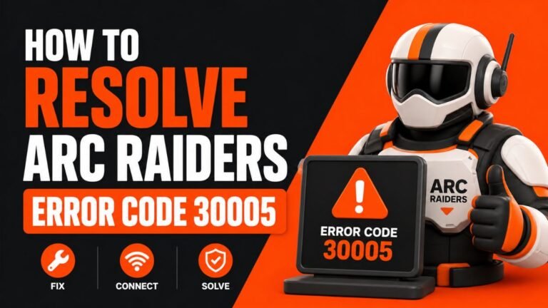 ARC Raiders Error Code 30005 "CreateService failed with 32" launch error message caused by Easy Anti-Cheat file conflicts.