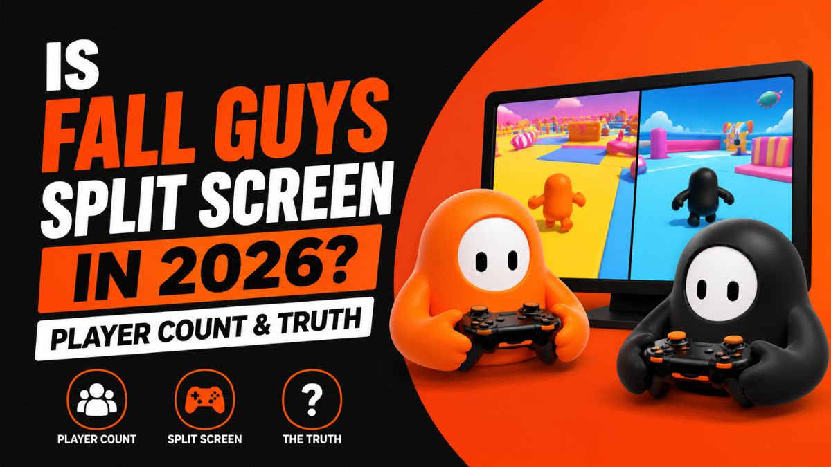 does fall guys have split screen