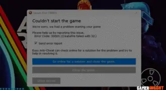 ARC Raiders Error Code 30005