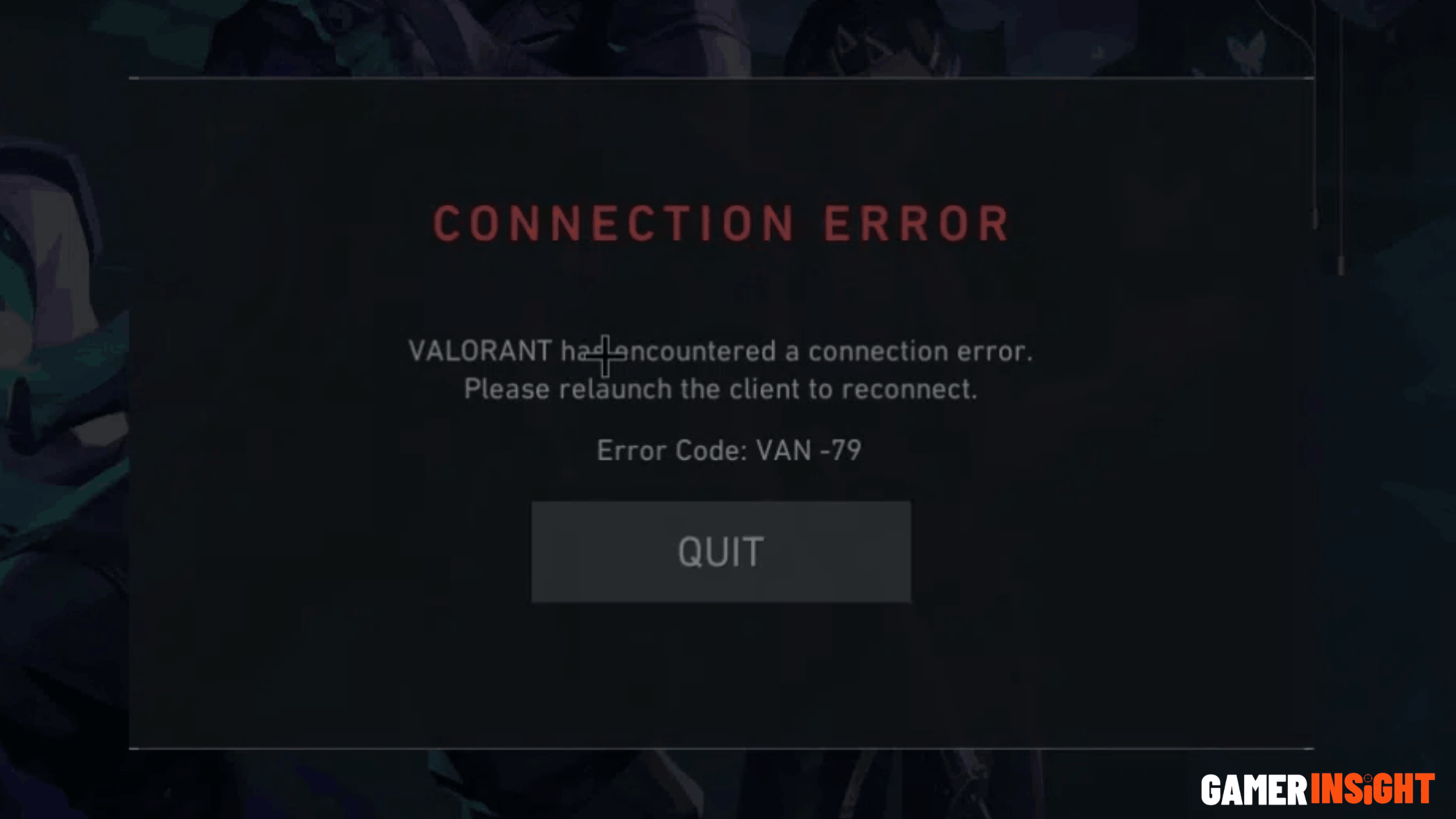 Valorant Error Code VAN-79