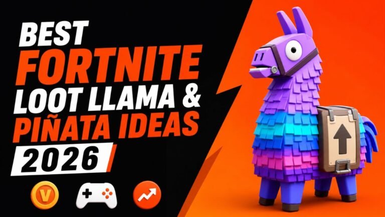 Fortnite loot llama and piñata ideas 2026 for parties and gaming decor