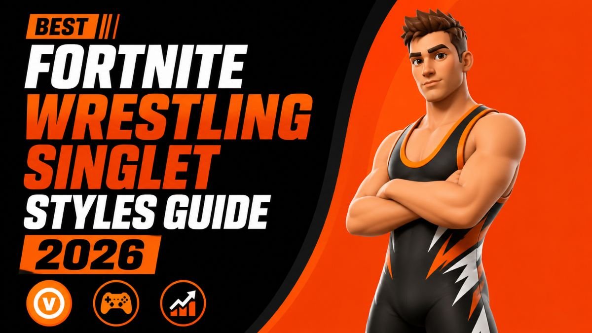 Fortnite wrestling singlet styles guide 2026 gaming outfit design illustration