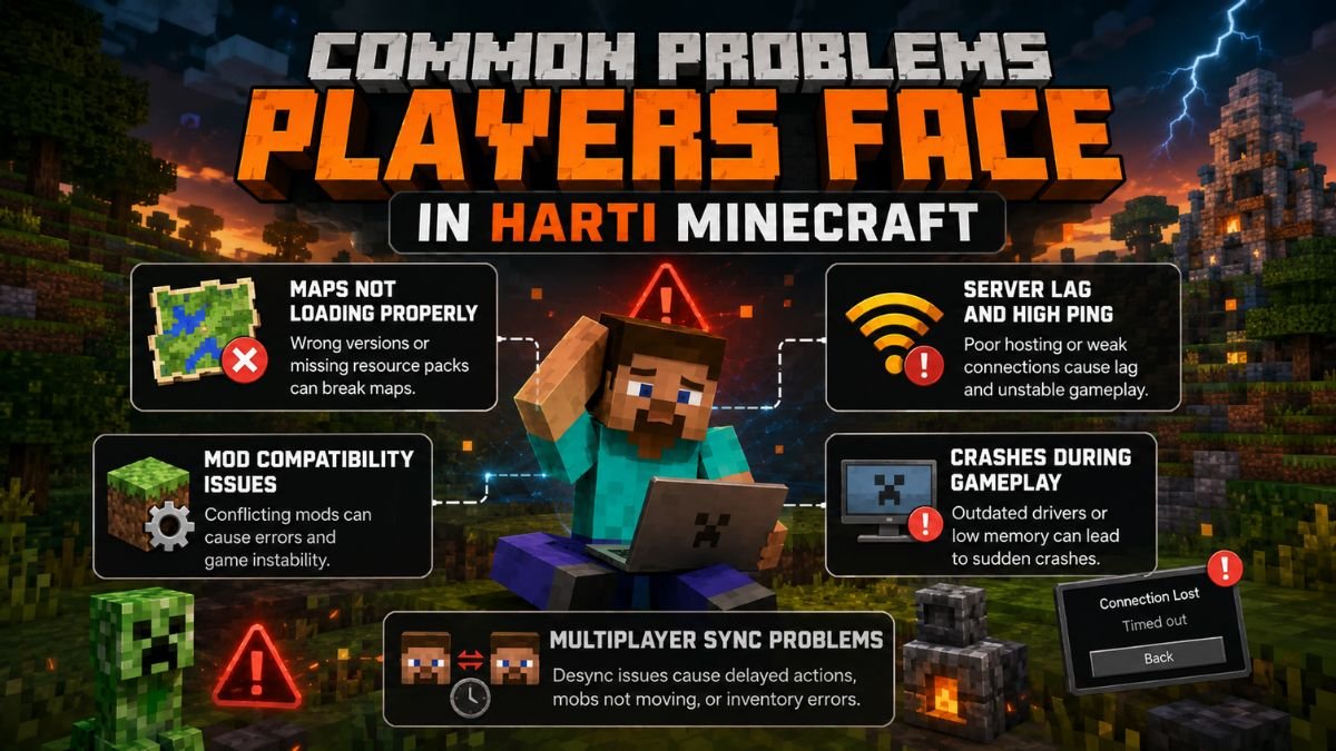 Harti Minecraft lag and crash issues