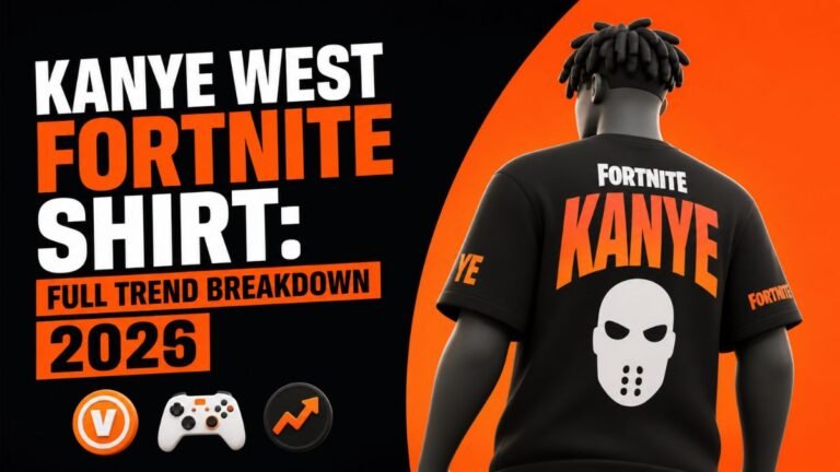 Kanye West Fortnite shirt 2026 gaming fashion trend.