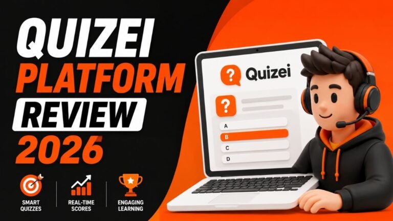 Quizei Platform Review 2026 AI quiz platform interface
