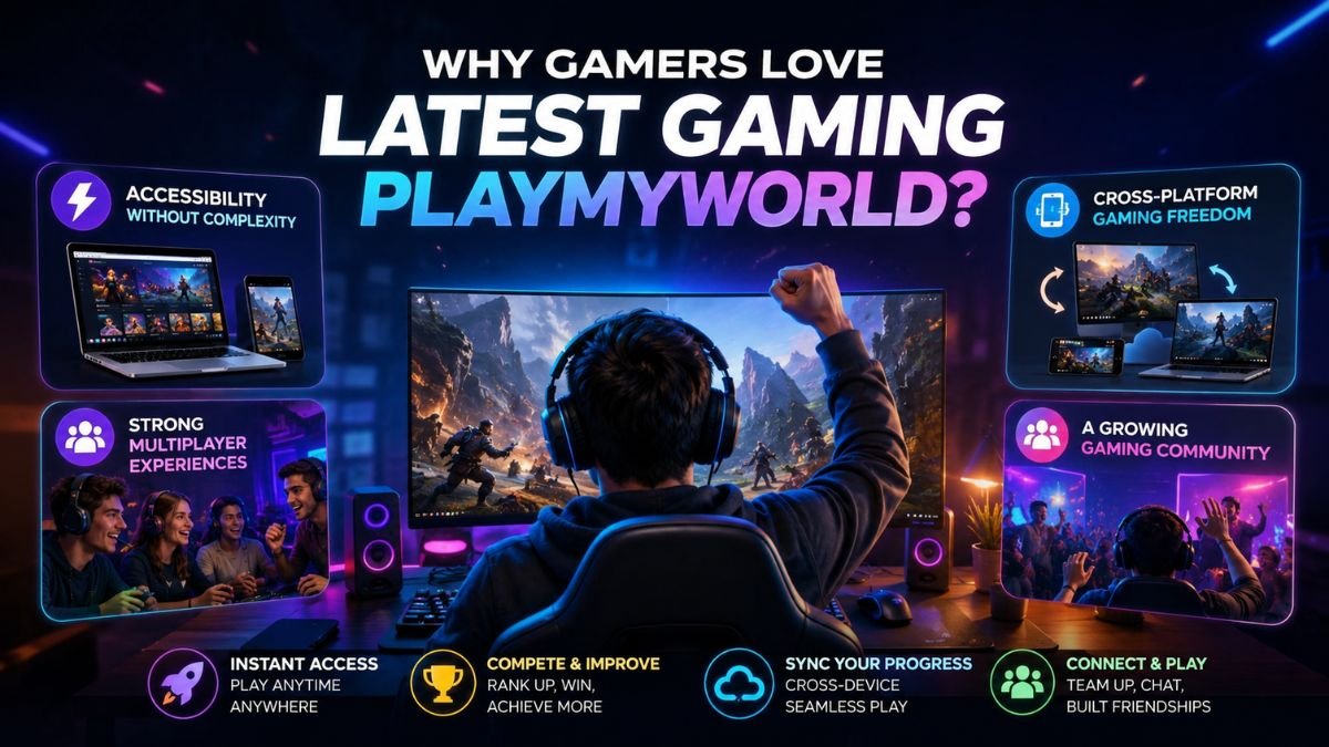 Why Gamers Love Latest Gaming PlayMyWorld – multiplayer, cross-platform gaming, and community features