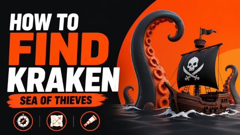How to find Kraken in Sea of Thieves with ship attack scene