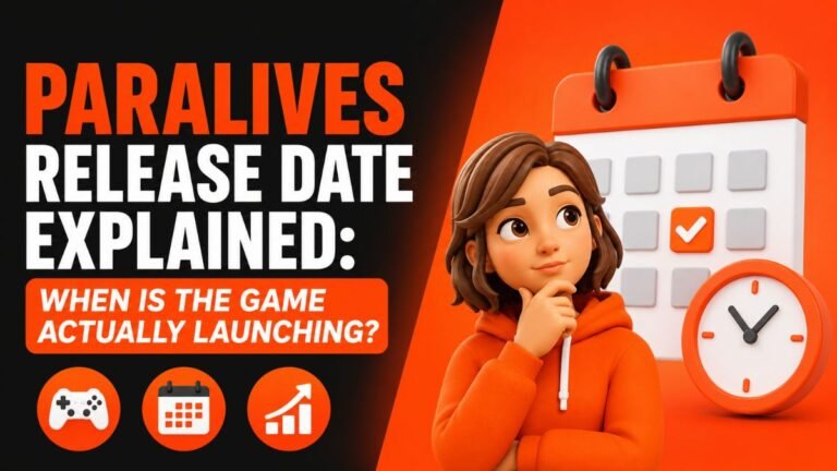 Paralives release date explained with launch calendar graphic.