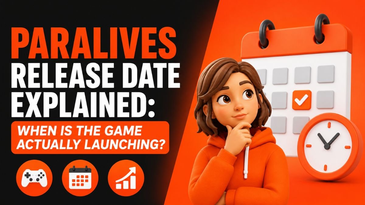 Paralives release date explained with launch calendar graphic.